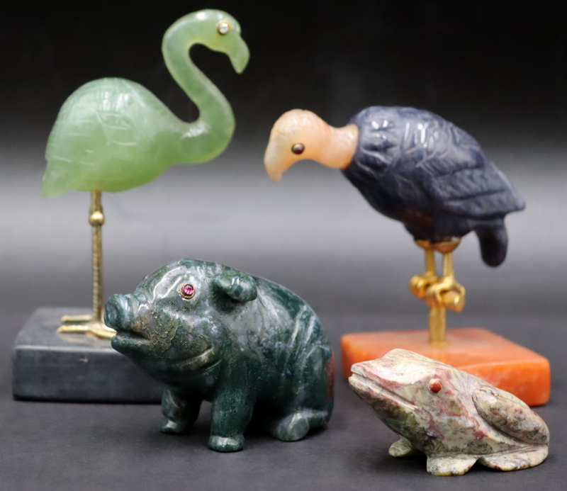 COLLECTION OF (4) FABERGE STYLE