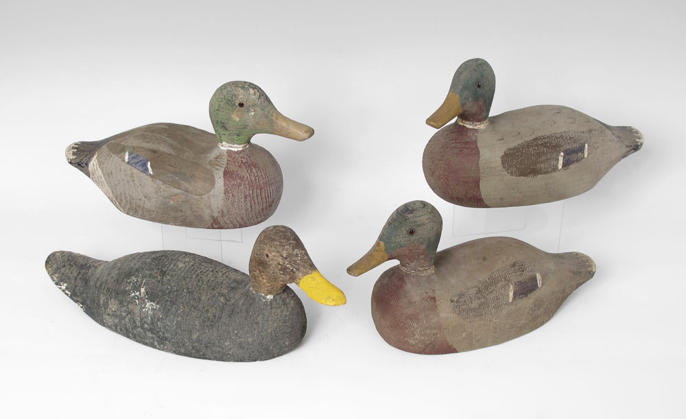 COLLECTION OF 4 MALLARD WORKING