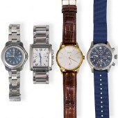 COLLECTION OF 4 MENS WATCHESDE