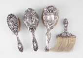 COLLECTION OF 4 STERLING MOUNT