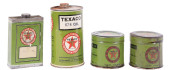 COLLECTION OF 4: TEXACO CANS<b