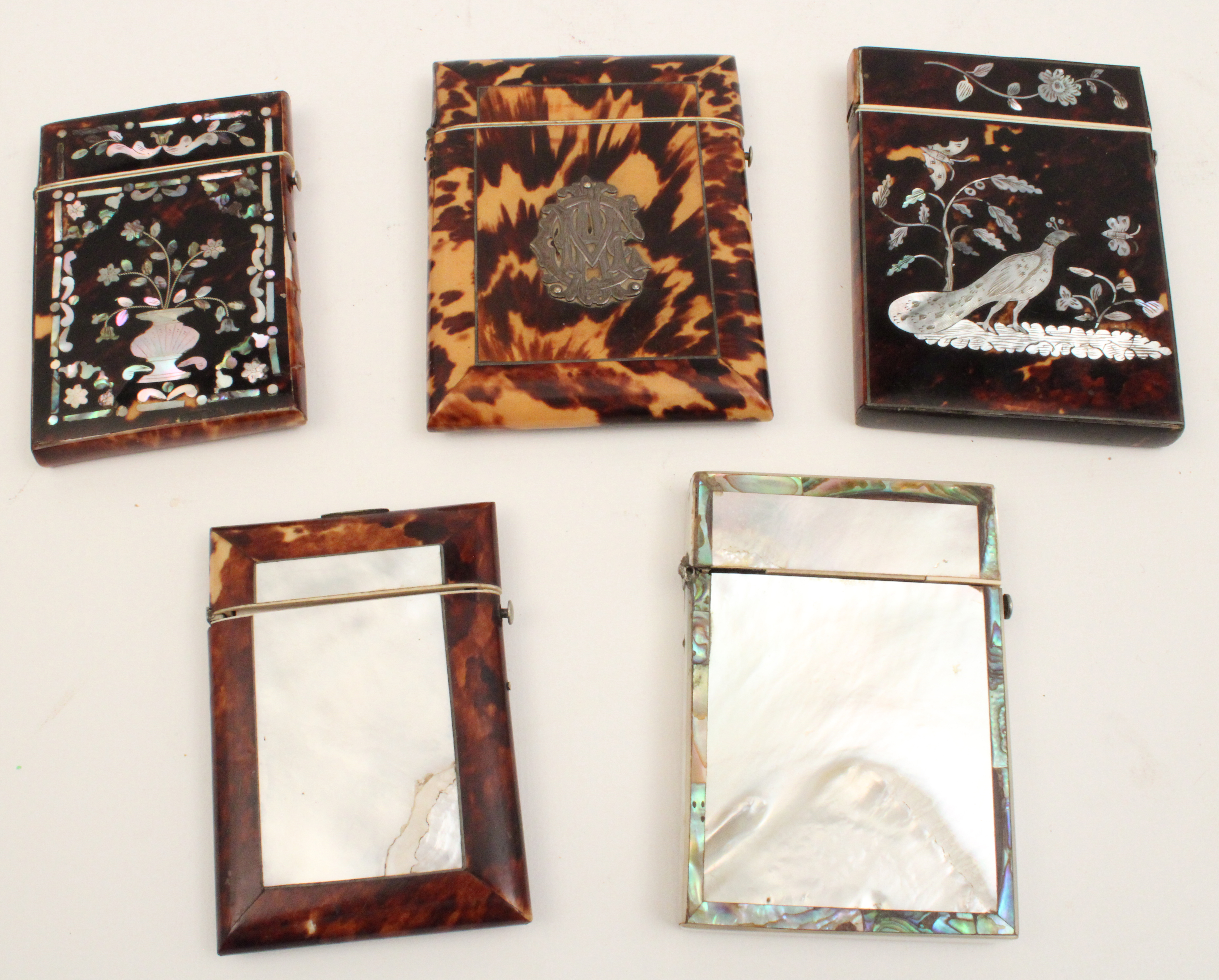 COLLECTION OF 5 ANTIQUE ENGLISH