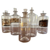 COLLECTION OF 5 APOTHECARY BOT