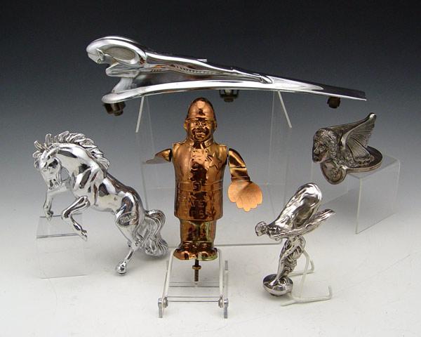 COLLECTION OF 5 FIGURAL CAR