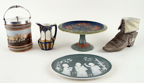 COLLECTION OF 5 PORCELAIN ITEM