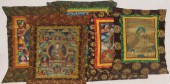 COLLECTION OF (5) TIBETAN THAN