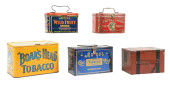 COLLECTION OF 5: TOBACCO TINS<