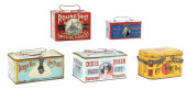 COLLECTION OF 5: TOBACCO TINS<