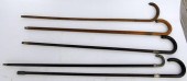 COLLECTION OF (5) VINTAGE WOOD