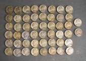 COLLECTION OF 50 WARTIME NICKE
