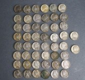 COLLECTION OF 50 WARTIME NICKE