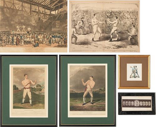 COLLECTION OF 6 BOXING PUGILIST