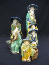 Collection of 6 Chinese Mudmen