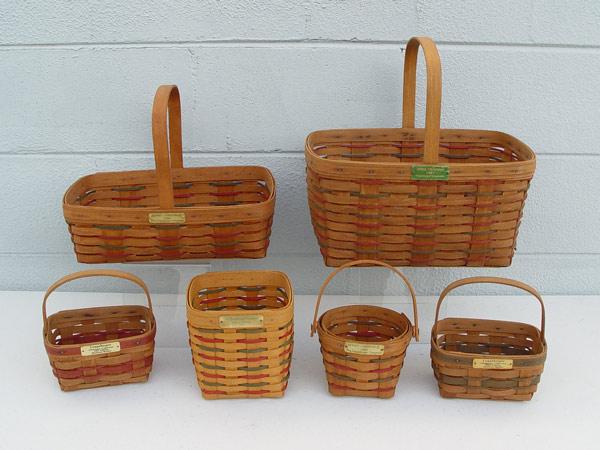 COLLECTION OF 6 LONGABERGER