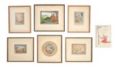 COLLECTION OF 6 ORIGINAL ILLUS