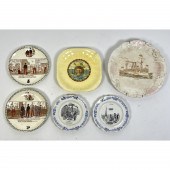 Collection of 6 Souvenir Plate