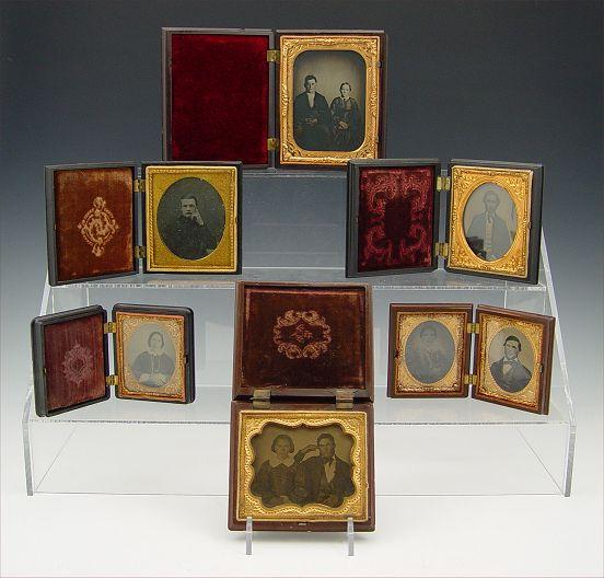 COLLECTION OF 6 TINTYPES &