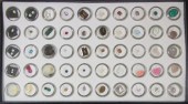COLLECTION OF 61 UNSET GEMSTON