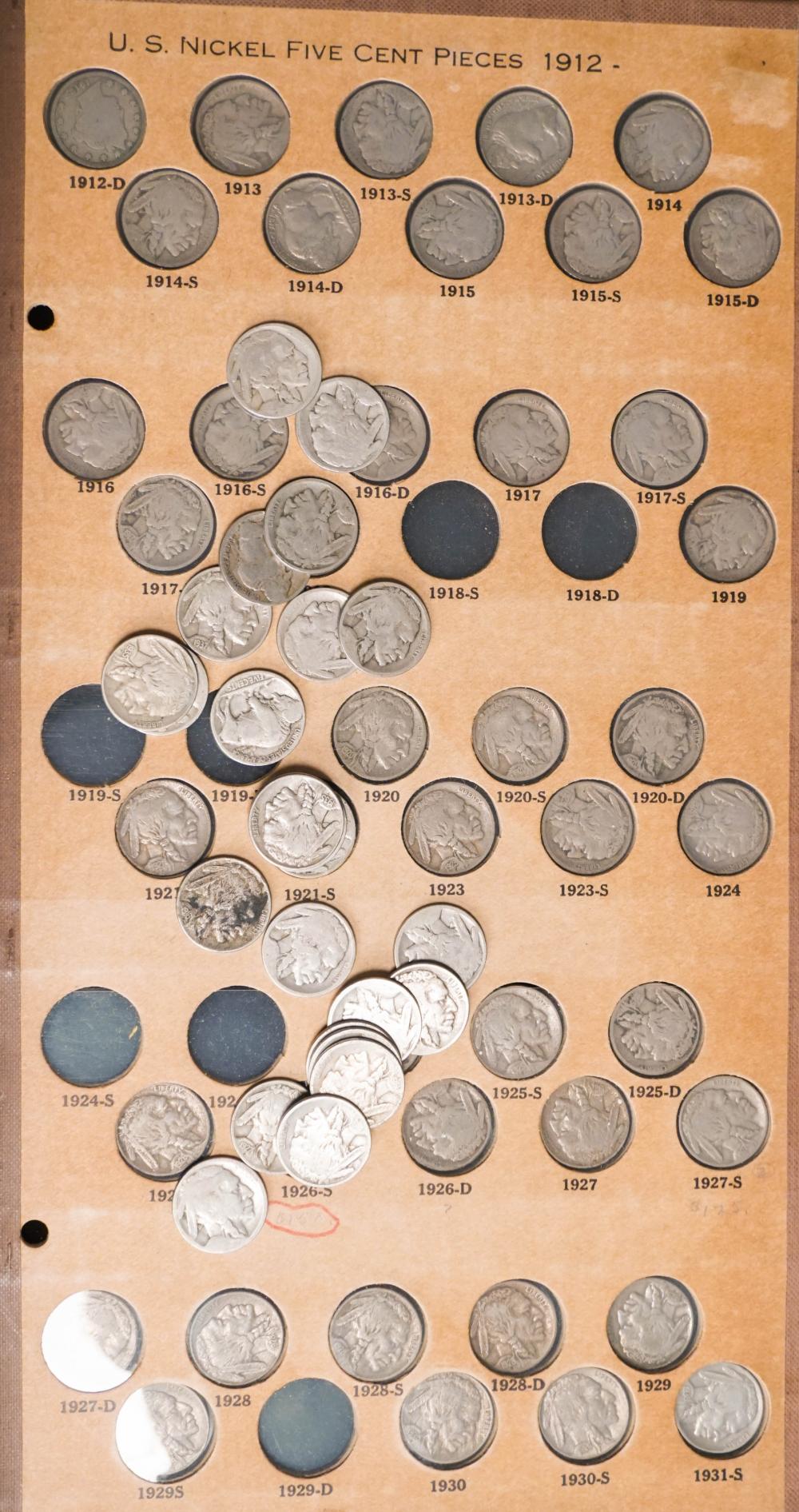COLLECTION OF 63 BUFFALO