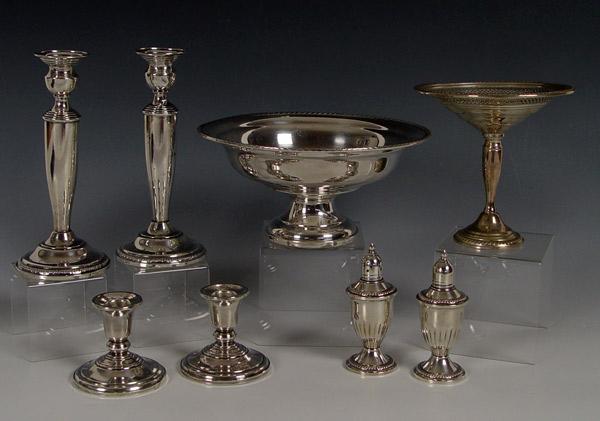 COLLECTION OF 8 ASSORTED WEIGHTED