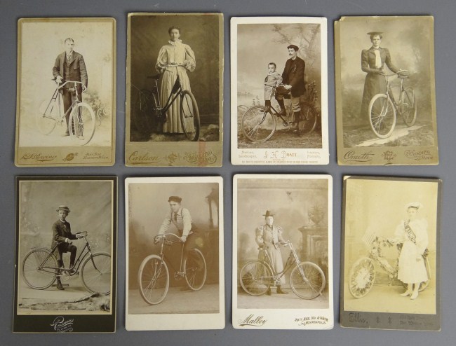 Collection of 8 cabinet cards. Good