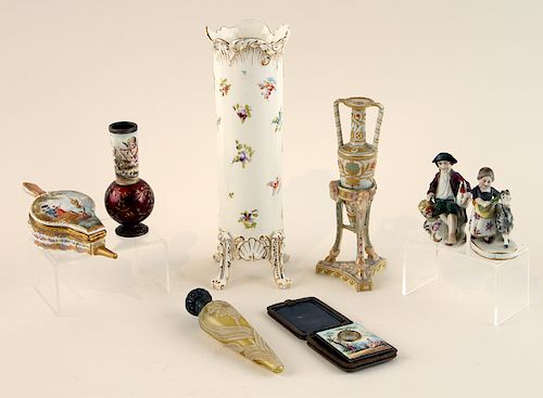COLLECTION OF 8 CONTINENTAL SMALL