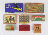 COLLECTION OF 8 VINTAGE BOARD