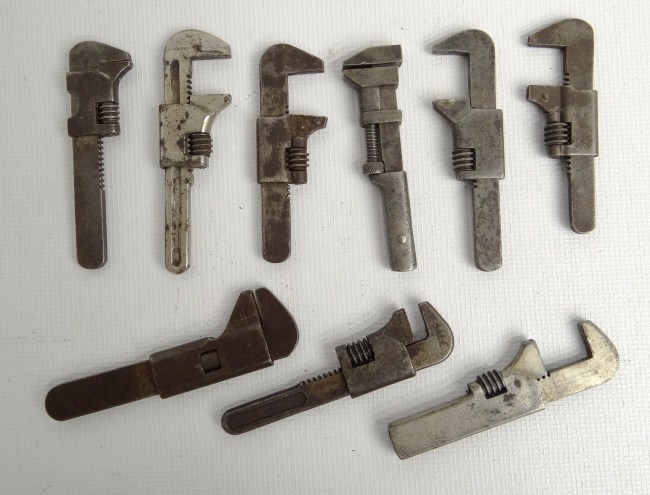 Collection of (9) adjustable