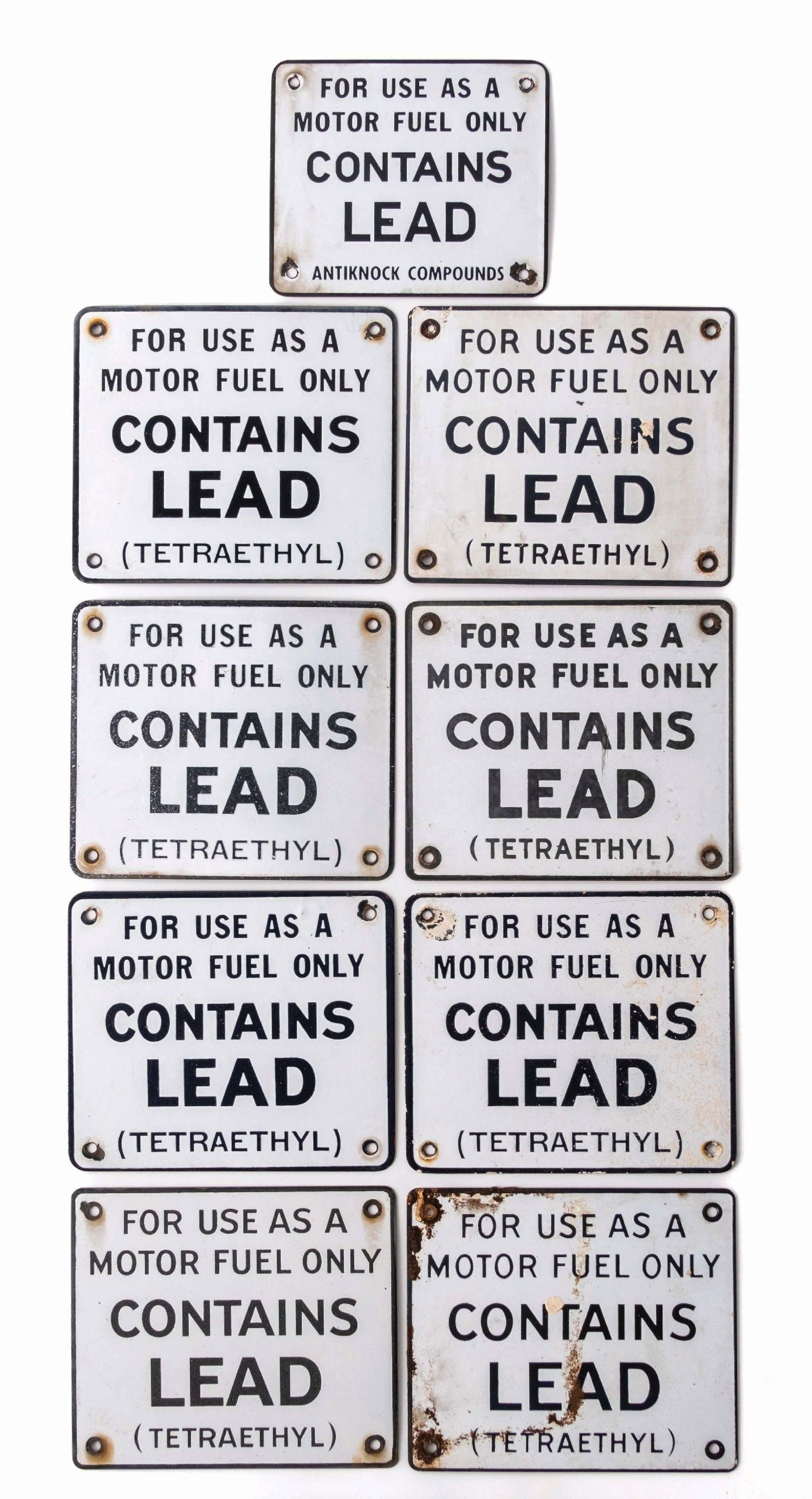 COLLECTION OF 9: CONTAINS LEAD