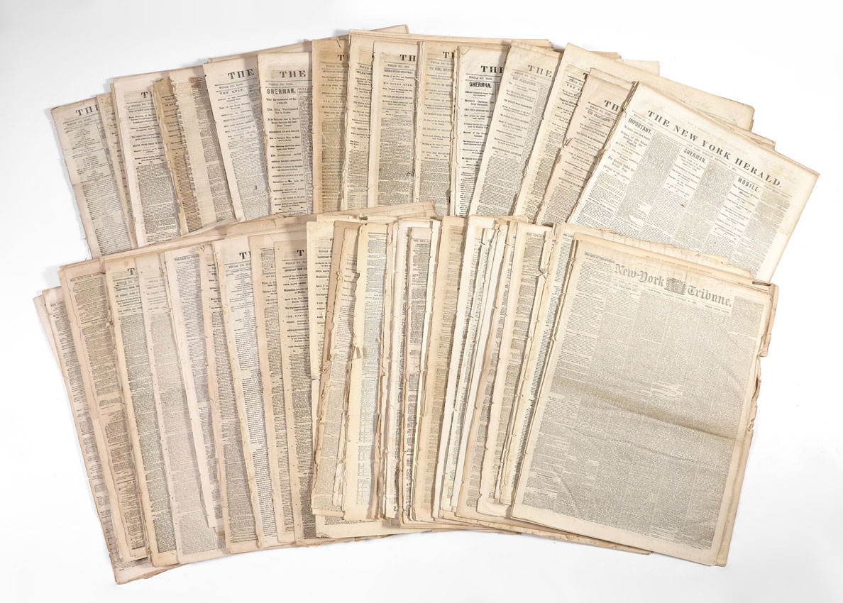 COLLECTION OF 97 NEW YORK CIVIL WAR