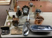 COLLECTION OF ALUMINUM AND BRA
