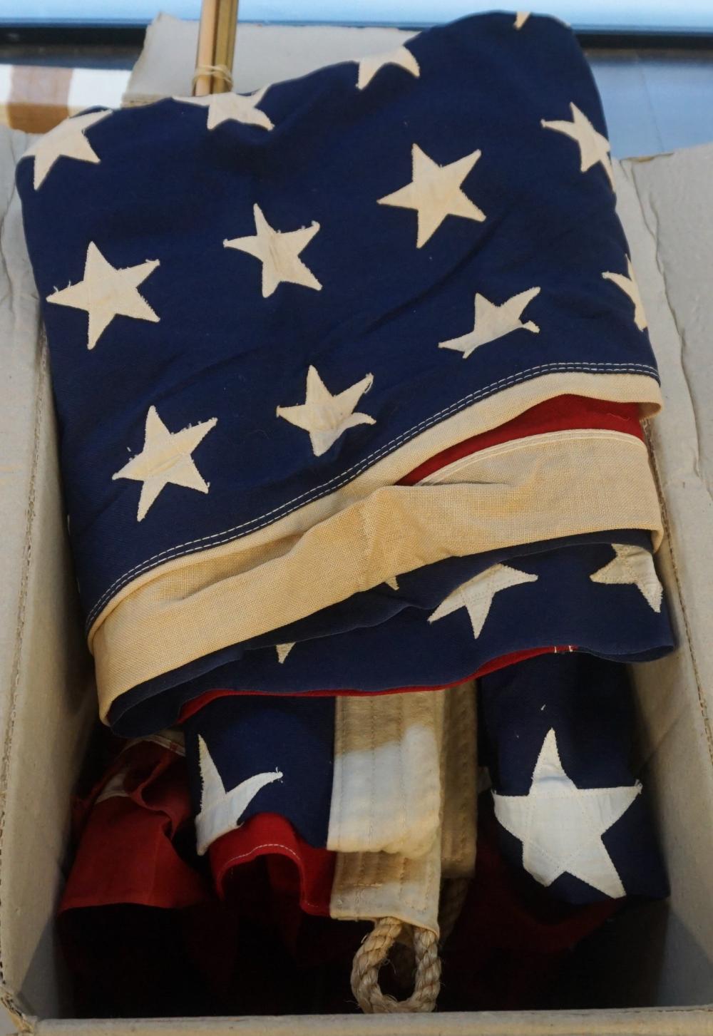 COLLECTION OF AMERICAN FLAGS