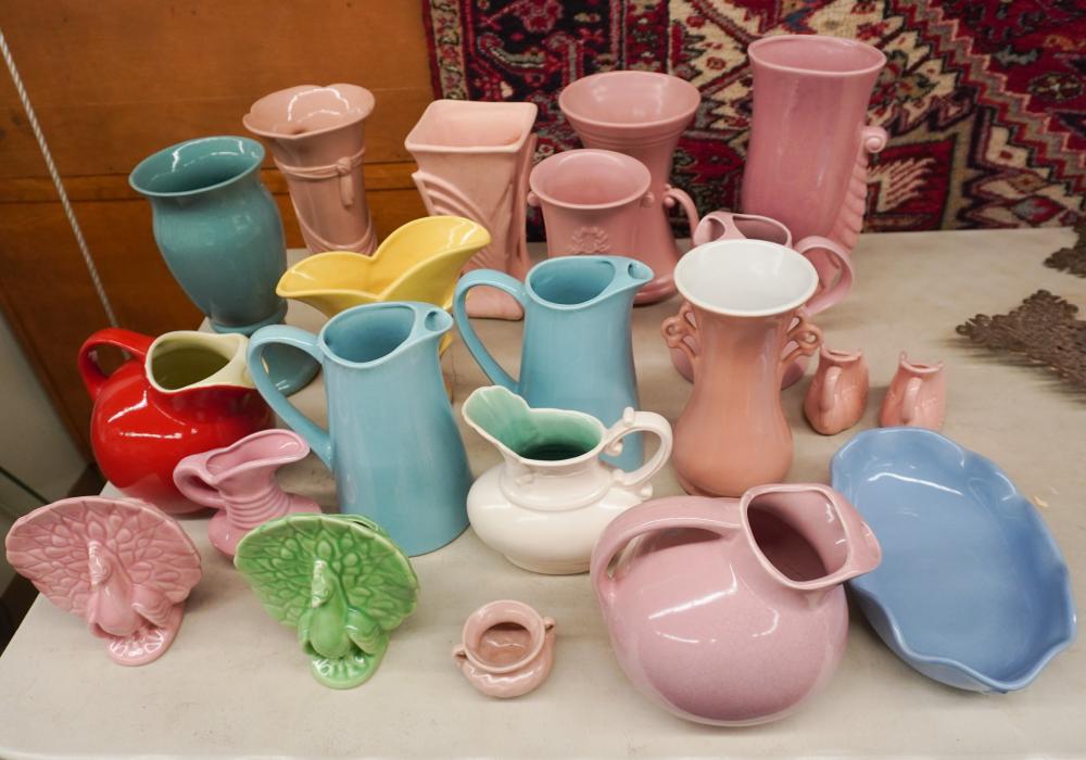 COLLECTION OF AMERICAN GLAZED