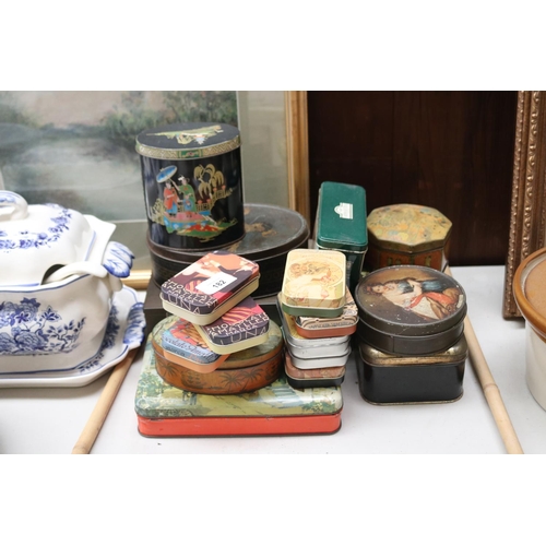 Collection of antique and vintage