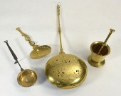 COLLECTION OF ANTIQUE BRASS IT