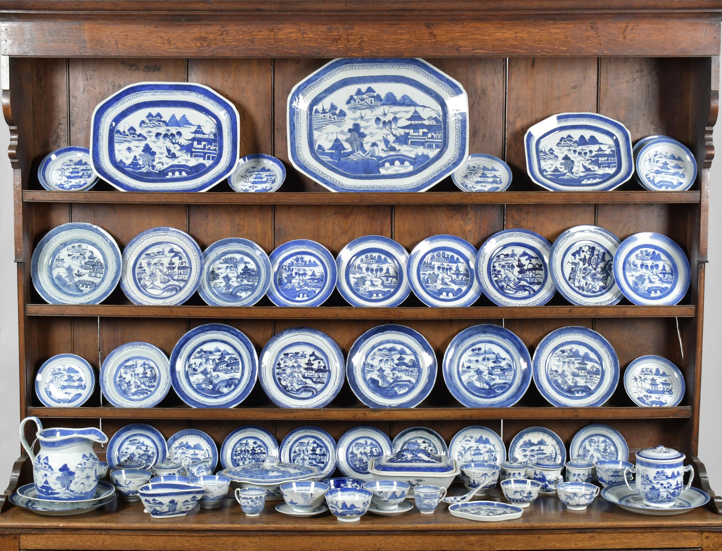 COLLECTION OF ANTIQUE CANTON