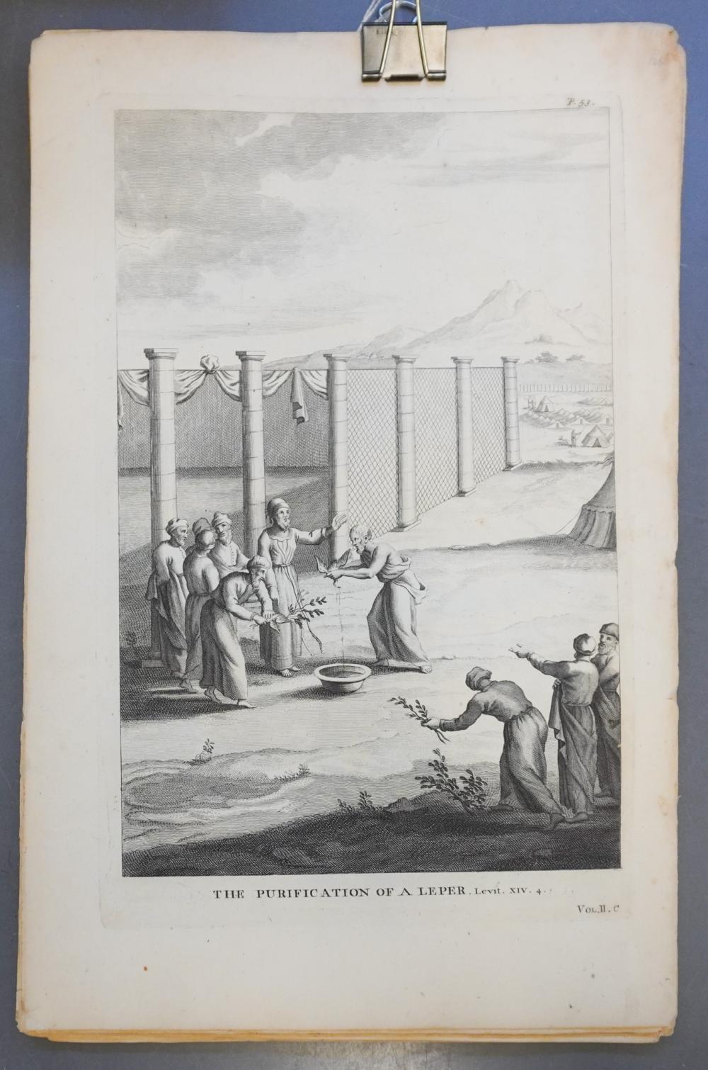 COLLECTION OF ANTIQUE ENGRAVINGS,