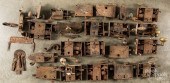 COLLECTION OF ANTIQUE IRON DOO