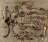COLLECTION OF ANTIQUE IRON THU