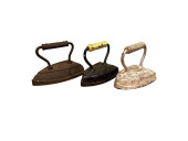 COLLECTION OF ANTIQUE IRONS<br