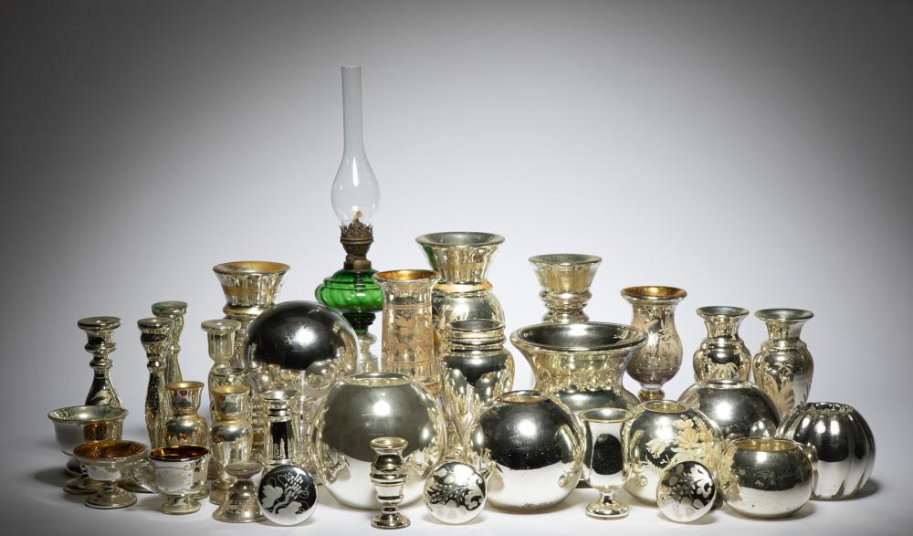 COLLECTION OF ANTIQUE MERCURY