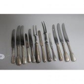 Collection of antique silver k