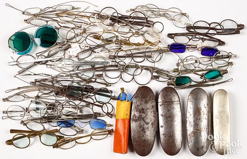COLLECTION OF ANTIQUE SPECTACLES