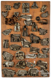 COLLECTION OF ANTIQUE TIN COOK