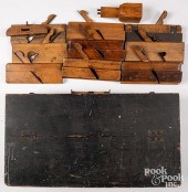 COLLECTION OF ANTIQUE WOOD PLA