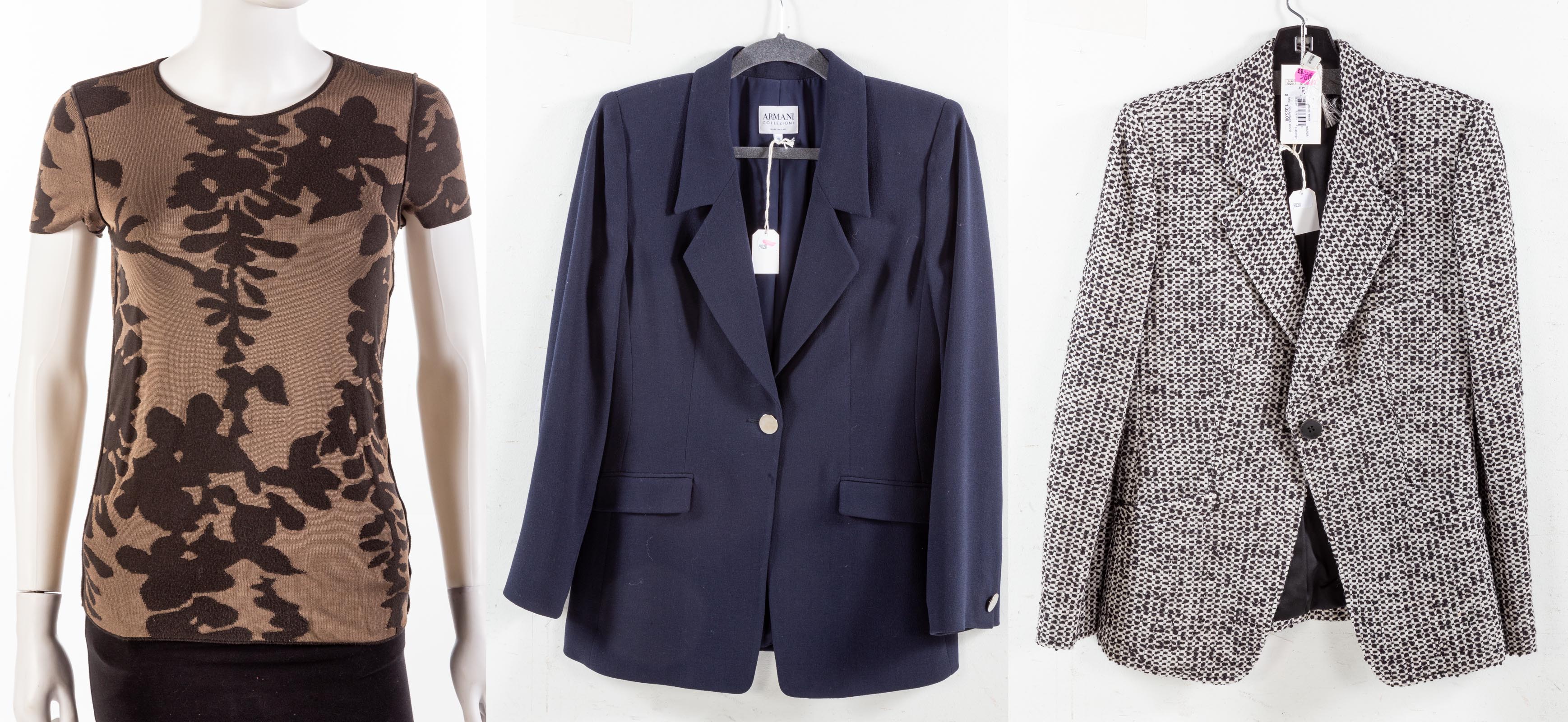 COLLECTION OF ARMANI CLOTHING