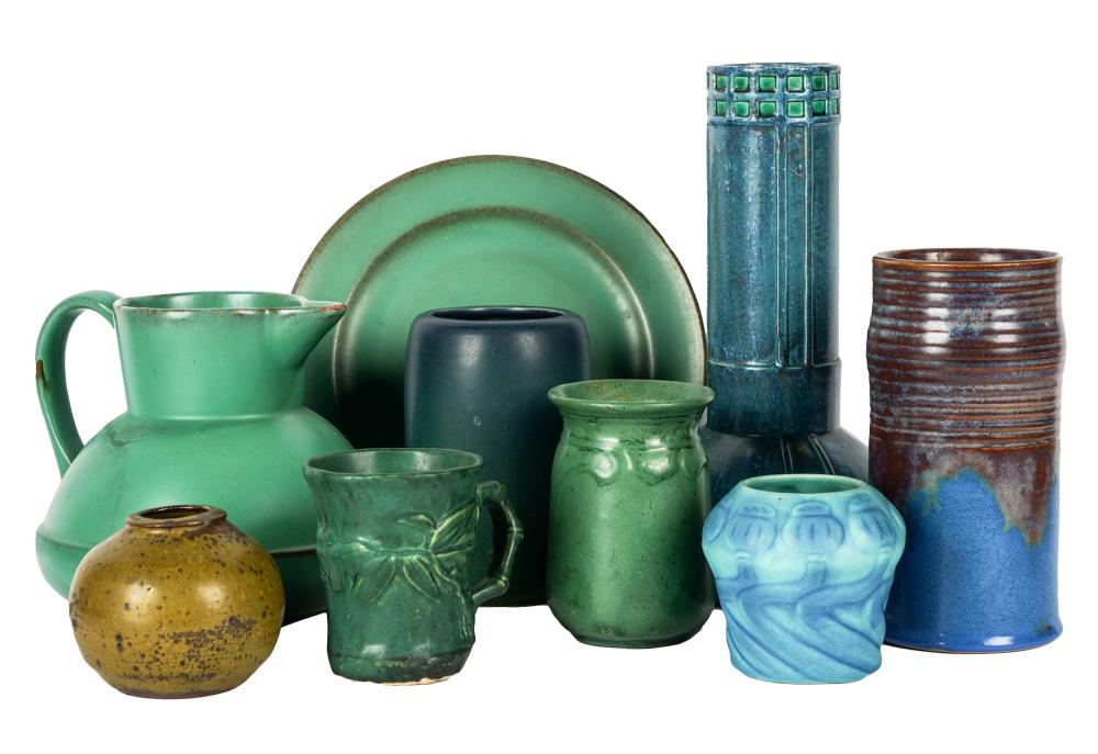 COLLECTION OF ART POTTERYcomprising