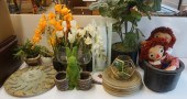 COLLECTION OF ARTIFICIAL FLOWE