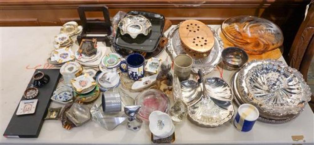 COLLECTION OF ASHTRAYS,