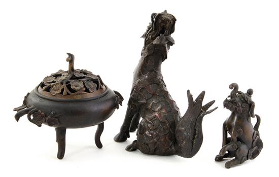 Collection of Asian bronzes 19th
